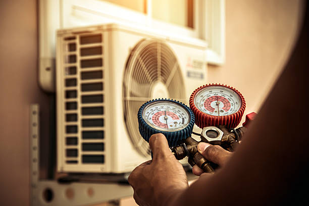 Professional Ductwork Repair technician working in Bridgewater, NY